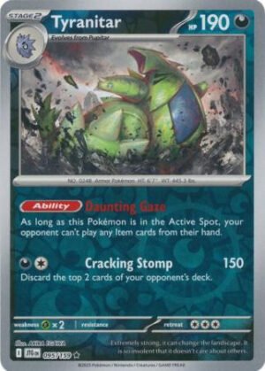 SV Journey Together 095/159 Tyranitar (Reverse Holo)