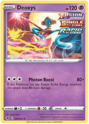 Fusion Strike 120/264 Deoxys (Non-Holo)