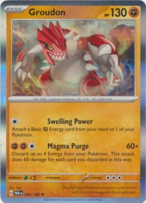 SV Paradox Rift 093/182 Groudon (Holo)