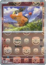 SV White Flare 011/086 Tepig (MASTER BALL Reverse Holo)