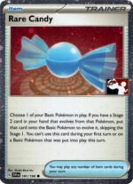 Scarlet & Violet (Base Set) 191/198 Rare Candy (Prize Pack League Promo Cosmo Holo)