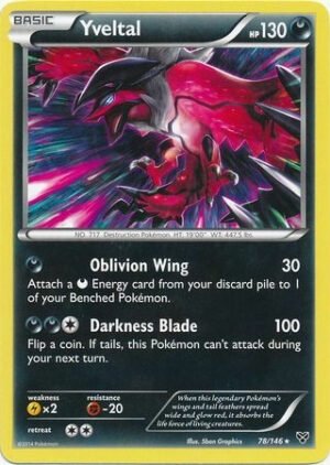 XY Base Set 78/146 Yveltal (Non-Holo)