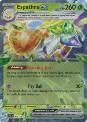 SV Paldean Fates 006/091 Espathra ex (Half Art)