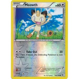 Boundaries Crossed 106/149 Meowth (Reverse Holo)