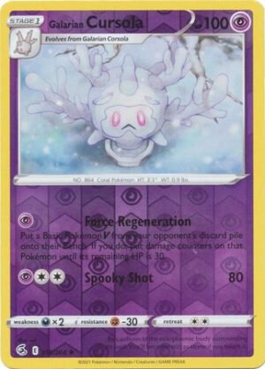 Fusion Strike 118/264 Galarian Cursola (Reverse Holo)