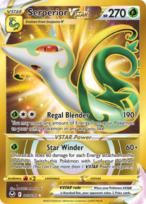 SWSH Silver Tempest 210/195 Serperior VSTAR (Secret Rare)