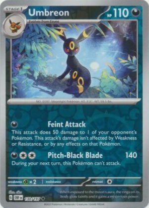 SV Obsidian Flames 130/197 Umbreon (Reverse Holo)