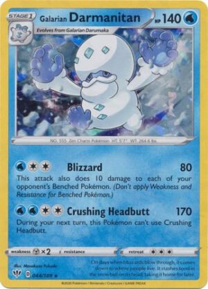 Darkness Ablaze 044/189 Galarian Darmanitan (Shatter Holo)
