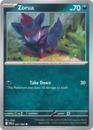 SV White Flare 061/086 Zorua