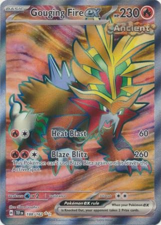 SV Temporal Forces 188/162 Gouging Fire ex (Full Art)