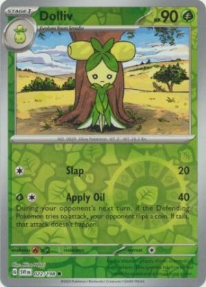 Scarlet & Violet (Base Set) 022/198 Dolliv (Reverse Holo)