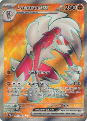 SV Paldea Evolved 241/193 Lycanroc ex (Full Art)