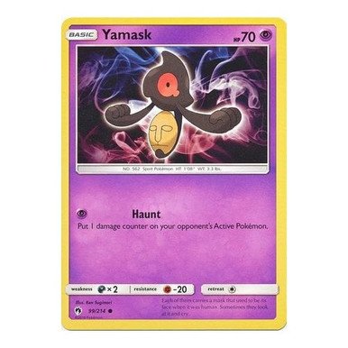 SM Lost Thunder 99/214 Yamask