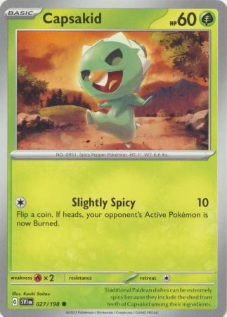 Scarlet & Violet (Base Set) 027/198 Capsakid