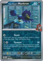 SV Destined Rivals 127/182 Team Rocket's Murkrow (Reverse Holo)