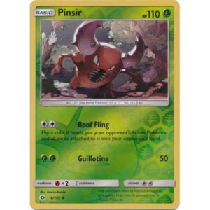 Sun and Moon (Base Set) 6/149 Pinsir (Reverse Holo)