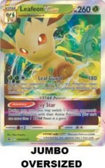 JUMBO Sword & Shield Promo SWSH195 Leafeon VSTAR