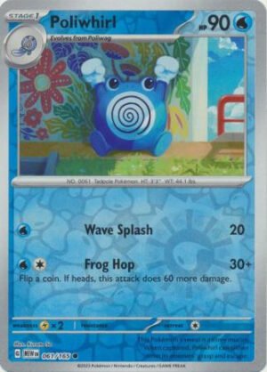Scarlet & Violet 151 061/165 Poliwhirl (Reverse Holo)