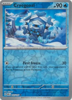 SV Obsidian Flames 055/197 Cryogonal (Reverse Holo)