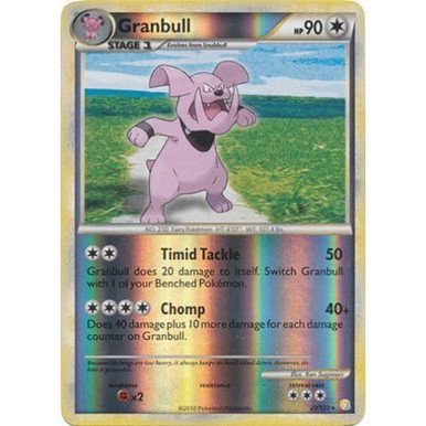HeartGold & SoulSilver 22/123 Granbull (Reverse Holo)