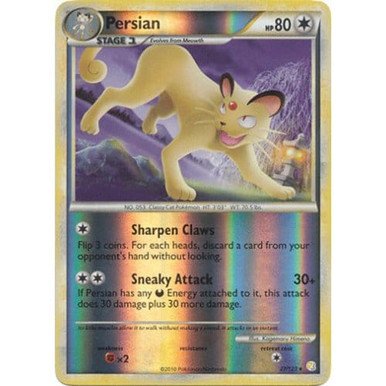 HeartGold & SoulSilver 27/123 Persian (Reverse Holo)