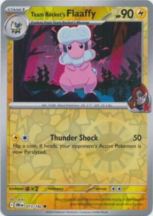SV Destined Rivals 073/182 Team Rocket’s Flaaffy (Reverse Holo)