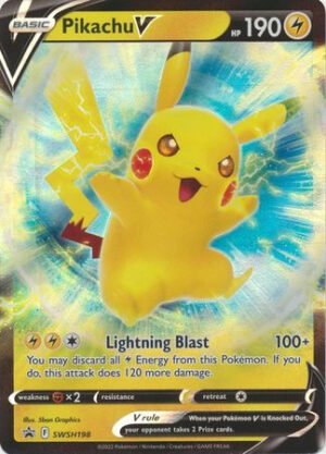 Sword & Shield Promo SWSH198 Pikachu V