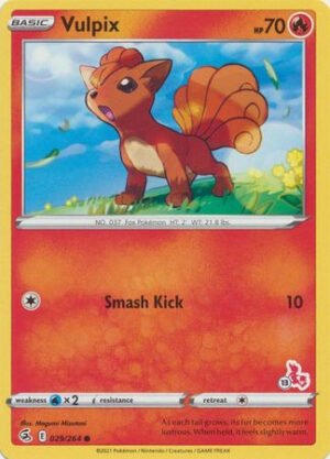Fusion Strike 029/264 Vulpix (Cinderace Symbol 13)