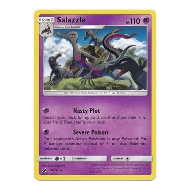 SM Crimson Invasion 047/111 Salazzle (Non-Holo)