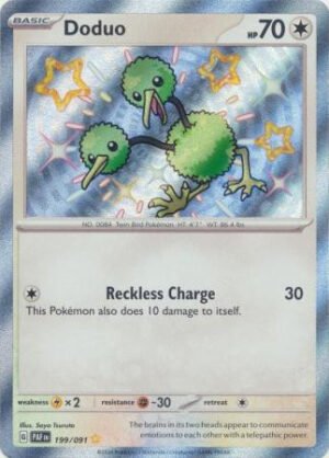 SV Paldean Fates 199/091 Doduo (Holo Shiny)