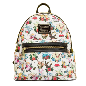 Pokemon: Eevee Evolution Tattoo Flash All Over Print Mini Backpack