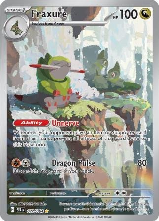 SV Shrouded Fable 077/064 Fraxure (Illustration Rare)
