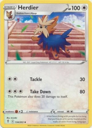Evolving Skies 134/203 Herdier