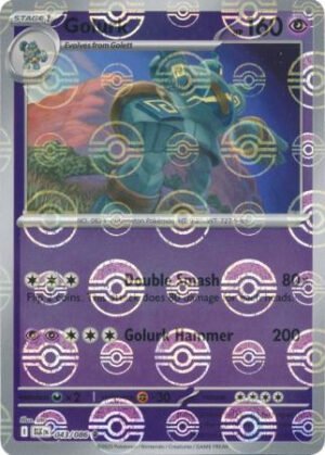 SV Black Bolt 043/086 Golurk (POKE BALL Reverse Holo)