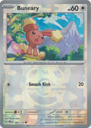 SV Prismatic Evolutions 083/131 Buneary (MASTER BALL Pattern Holo)