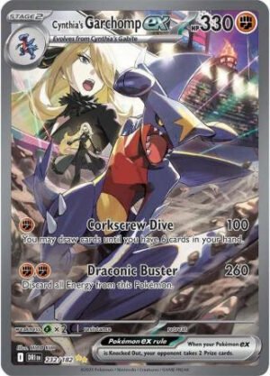 SV Destined Rivals 232/182 Cynthia's Garchomp ex (Alternative Art, Full Art)