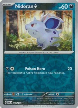 Scarlet & Violet 151 029/165 Nidoran (f) (Reverse Holo)