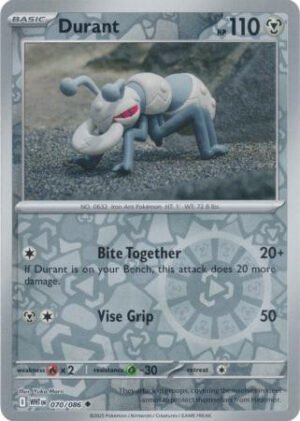 SV White Flare 070/086 Durant (Reverse Holo)