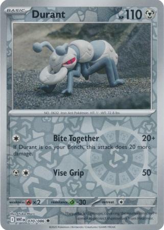SV White Flare 070/086 Durant (Reverse Holo)
