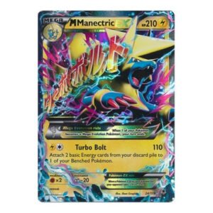 XY Phantom Forces 24/119 M Manectric EX (Half Art Mega)