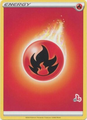 Sword & Shield (Base) EN02 Fire Energy (Cinderace Symbol 20)