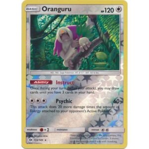 Sun and Moon (Base Set) 113/149 Oranguru (Reverse Holo)