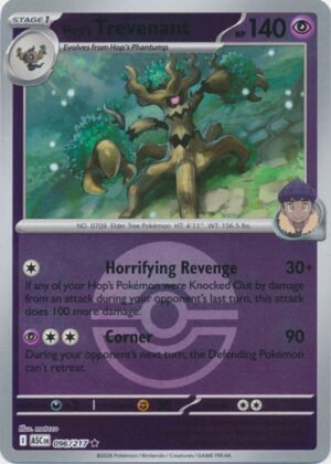 ME Ascended Heroes 096/217 Hop's Trevenant (Reverse Holo BALL SYMBOL)