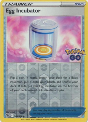 Pokemon GO 066/078 Egg Incubator (Reverse Holo)
