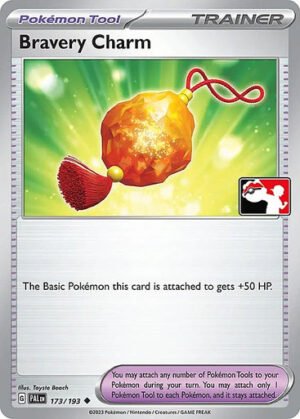 SV Paldea Evolved 173/193 Bravery Charm (Prize Pack League Promo Non-Holo)