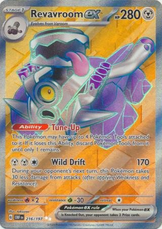SV Obsidian Flames 216/197 Revavroom ex (Full Art)