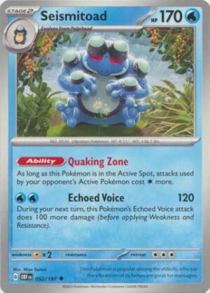 SV Obsidian Flames 052/197 Seismitoad