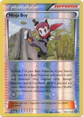 XY Steam Siege 103/114 Ninja Boy (Reverse Holo)