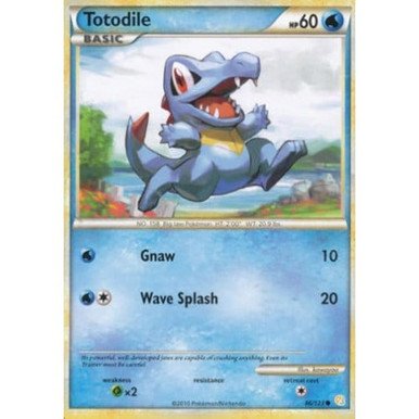 HeartGold & SoulSilver 86/123 Totodile