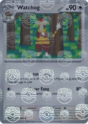 SV White Flare 073/086 Watchog (MASTER BALL Reverse Holo)